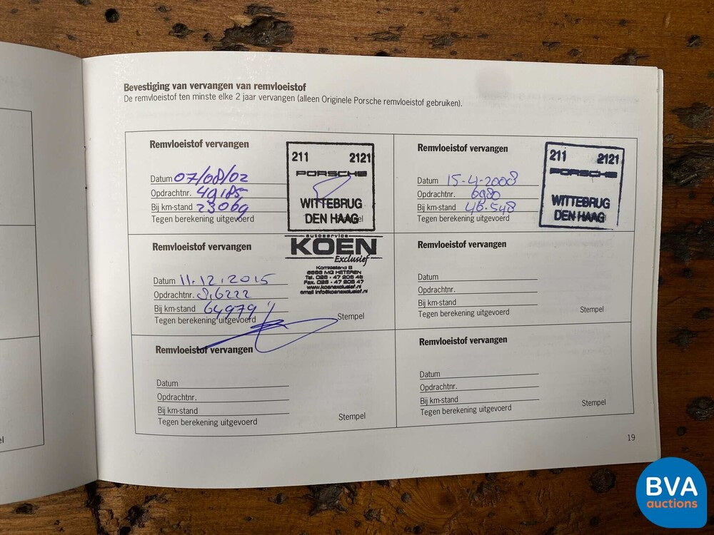 Porsche 911 Turbo 3.6 Coupé 420 PS org.NL 996 MKII 2000, HP-636-V.