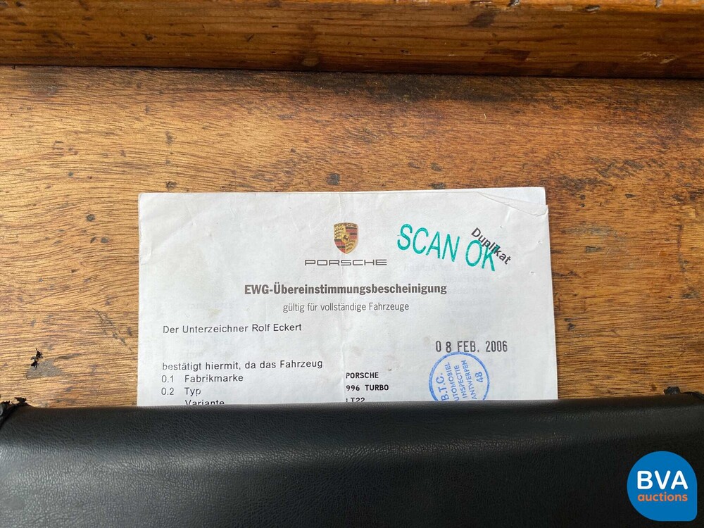 Porsche 911 Turbo 3.6 Coupé 420 PS org.NL 996 MKII 2000, HP-636-V.