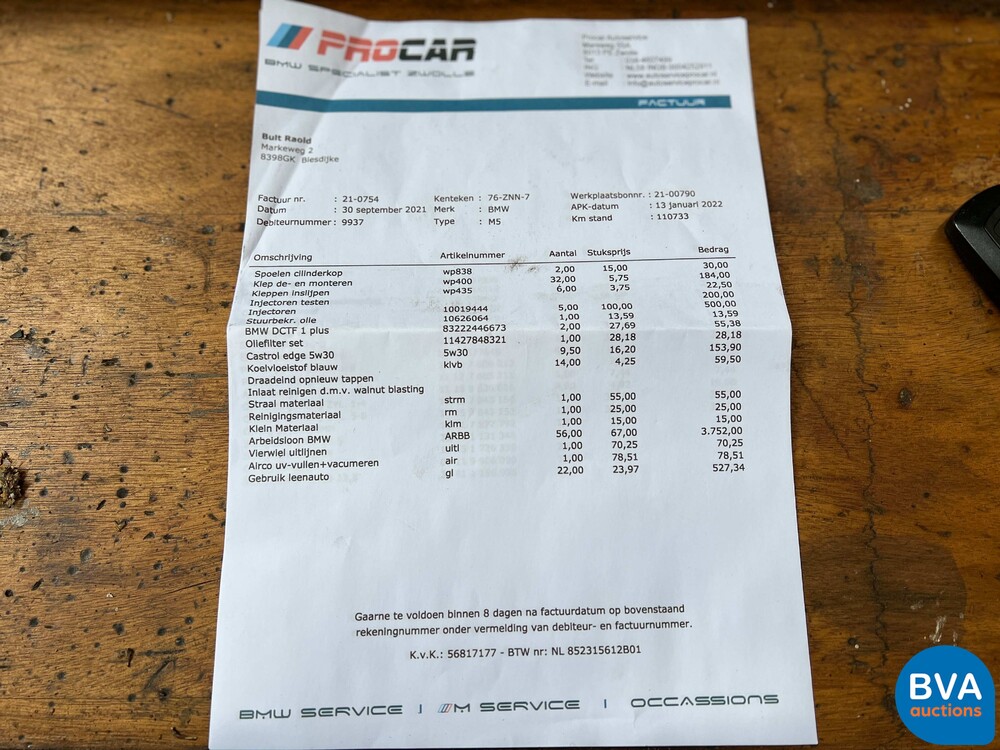 BMW M5 5er 560PS f10 M-Performance 2013 -Org. NL-, 76-ZNN-7.