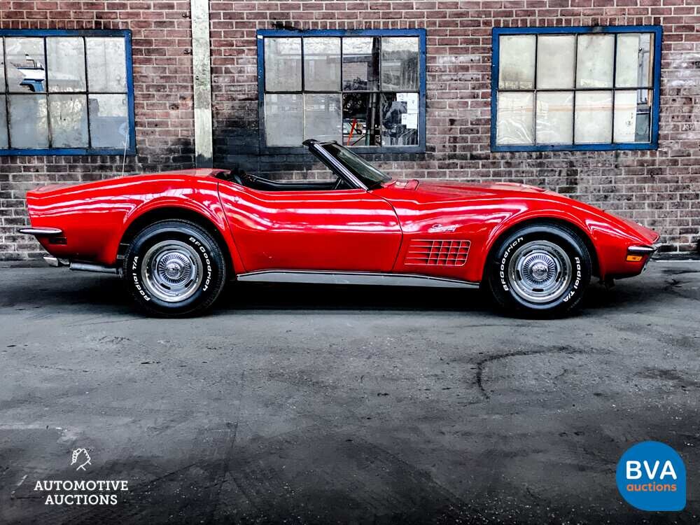 Chevrolet Corvette C3 Cabrio Chrome Bumper 210pk 1970