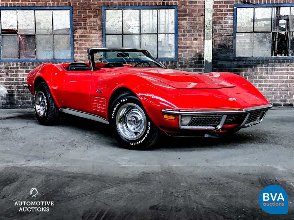 Chevrolet Corvette C3 Cabrio Chrome Bumper 210pk 1970