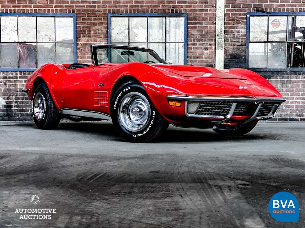 Chevrolet Corvette C3 Cabrio Chrome Bumper 210pk 1970