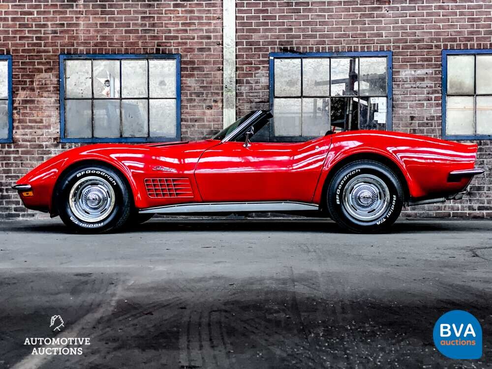 Chevrolet Corvette C3 Cabrio Chrome Bumper 210pk 1970