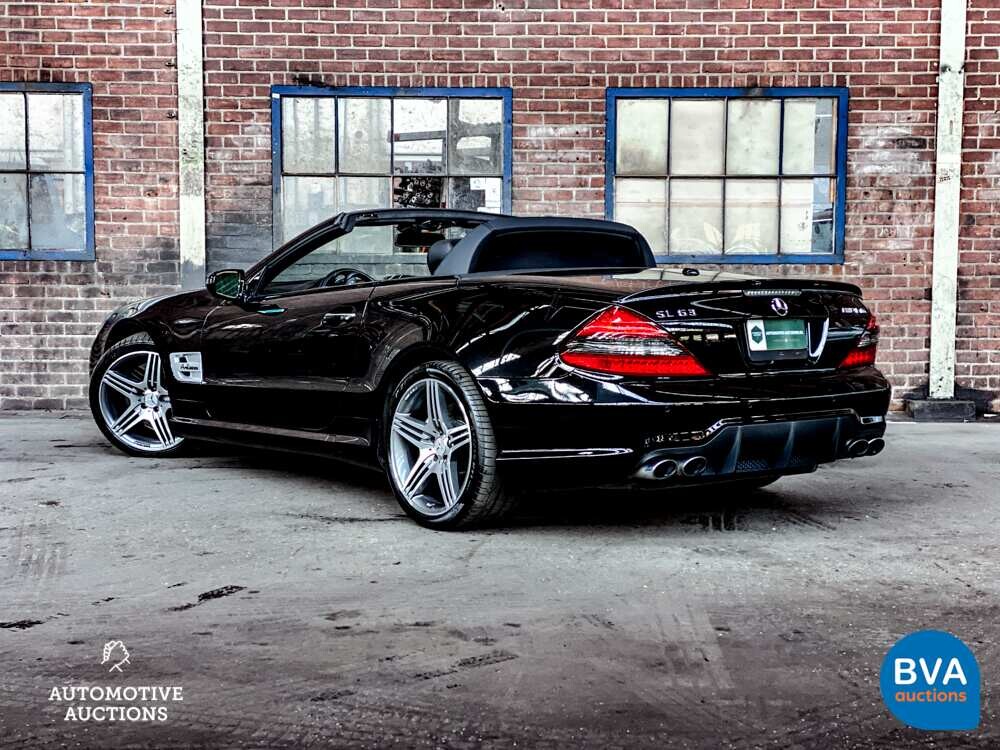 Mercedes-Benz SL63 AMG 6.2 V8 SL-Klasse Roadster 525pk 2010 -FACELIFT-, J-805-KF.