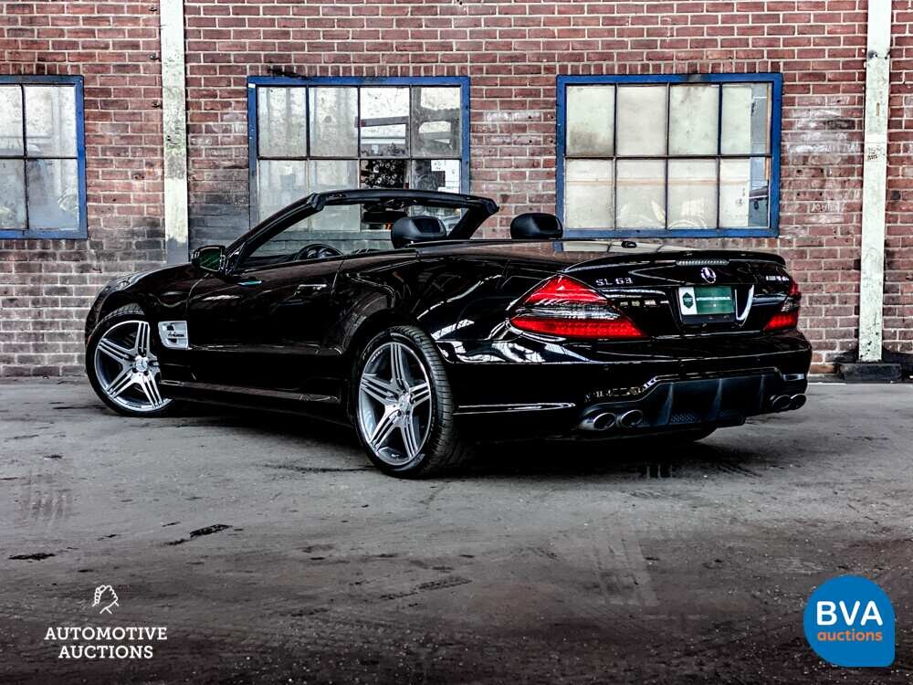 Mercedes-Benz SL63 AMG 6.2 V8 SL-Klasse Roadster 525pk 2010 -FACELIFT-, J-805-KF.