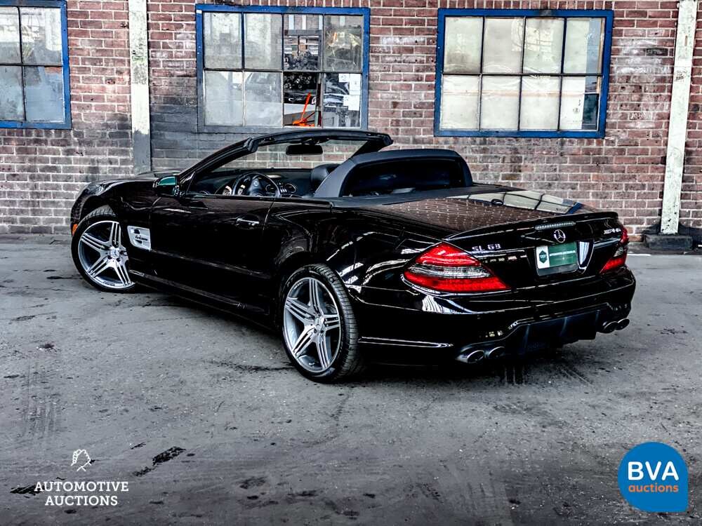 Mercedes-Benz SL63 AMG 6.2 V8 SL-Klasse Roadster 525pk 2010 -FACELIFT-, J-805-KF.