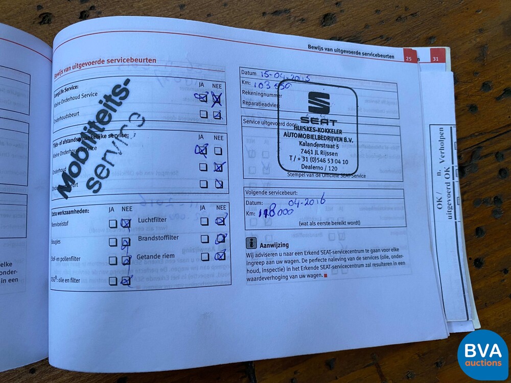 Sitzbank Altea XL1.4 125 PS 2009, 63-KSH-6.