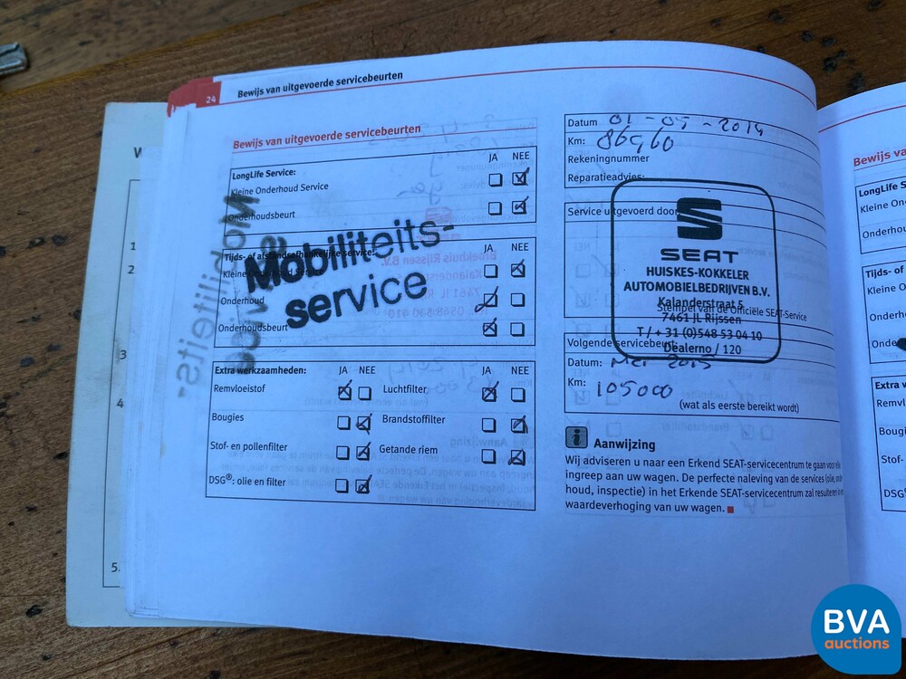 Sitzbank Altea XL1.4 125 PS 2009, 63-KSH-6.