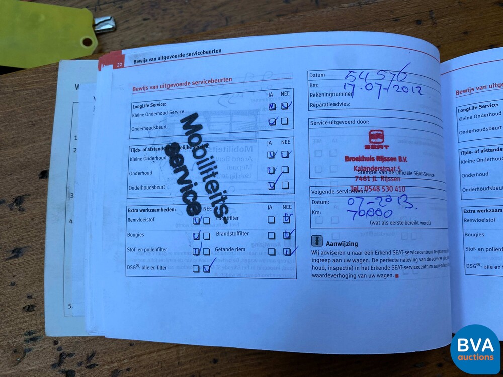 Sitzbank Altea XL1.4 125 PS 2009, 63-KSH-6.