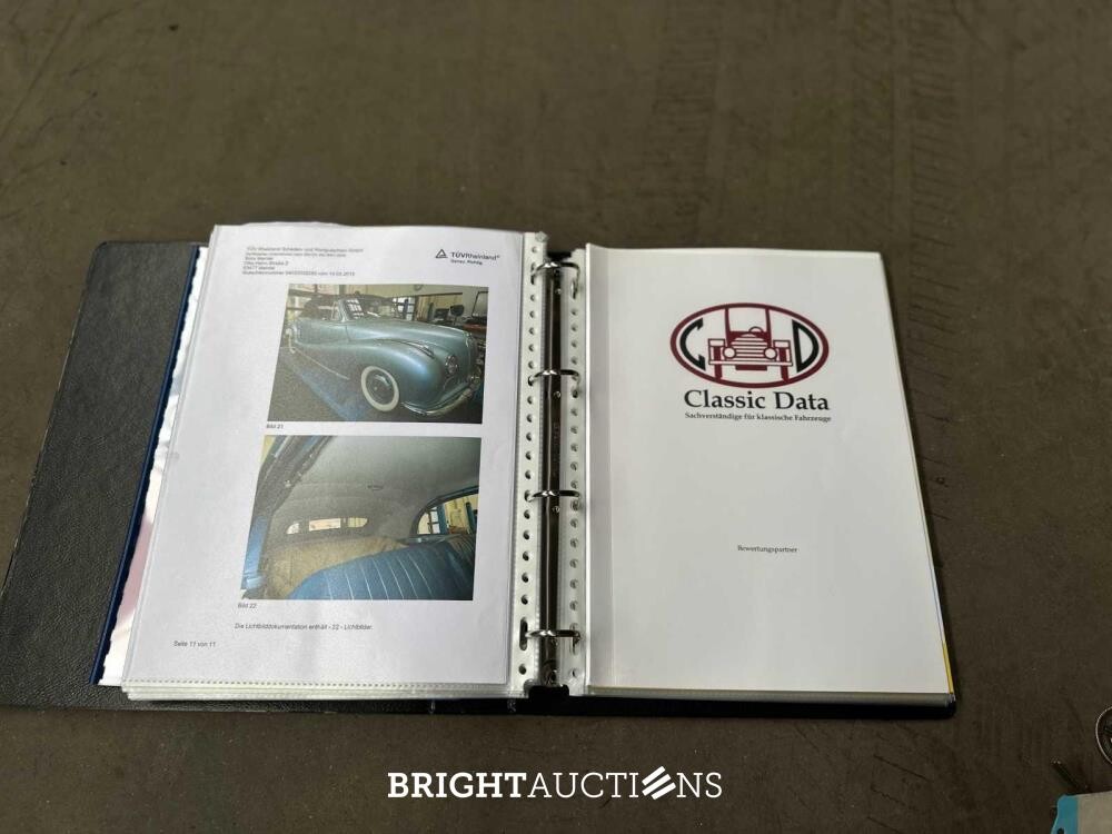 BMW 501-6 Baur 2-Drs. Zescilinder Cabriolet 1955, PM-40-40 Oldtimer