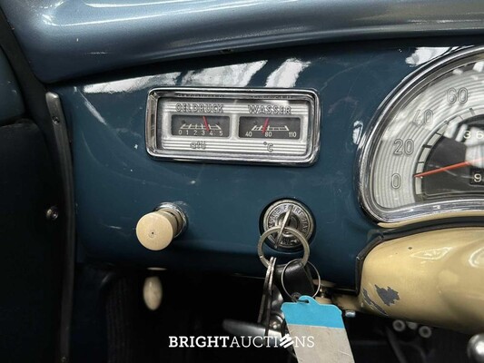 BMW 501-6 Baur 2-Drs. Zescilinder Cabriolet 1955, PM-40-40 Oldtimer