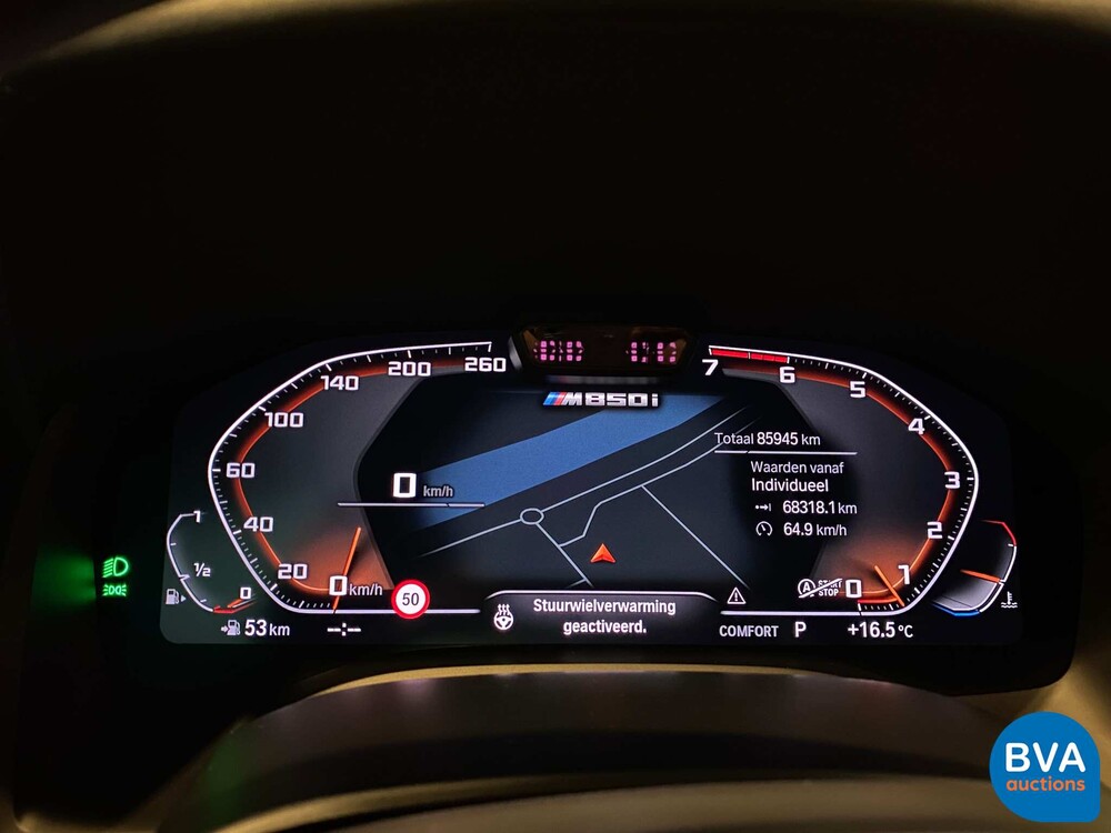 BMW M850i Coupe xDrive 530pk 4.4 V8 2019 8-serie FULL-CARBON M-Performance
