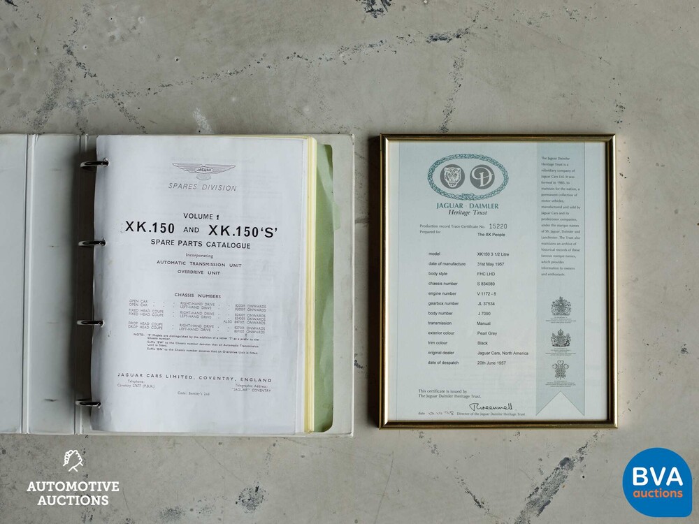 Jaguar XK150 Fixed Head Coupé 1957, AR-87-52