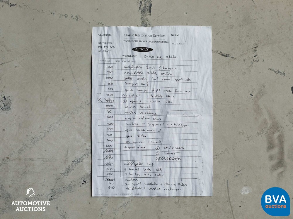 Jaguar XK150 Fixed Head Coupé 1957, AR-87-52