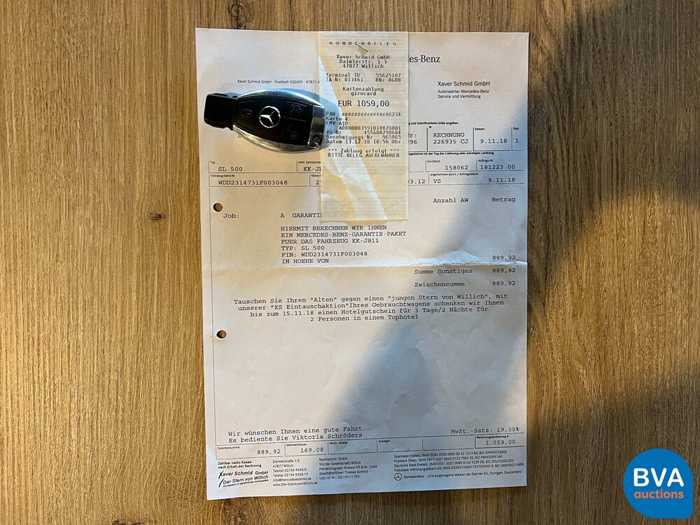 Mercedes-Benz SL500 AMG Roadster V8 435pk 2012, L-166-PN.