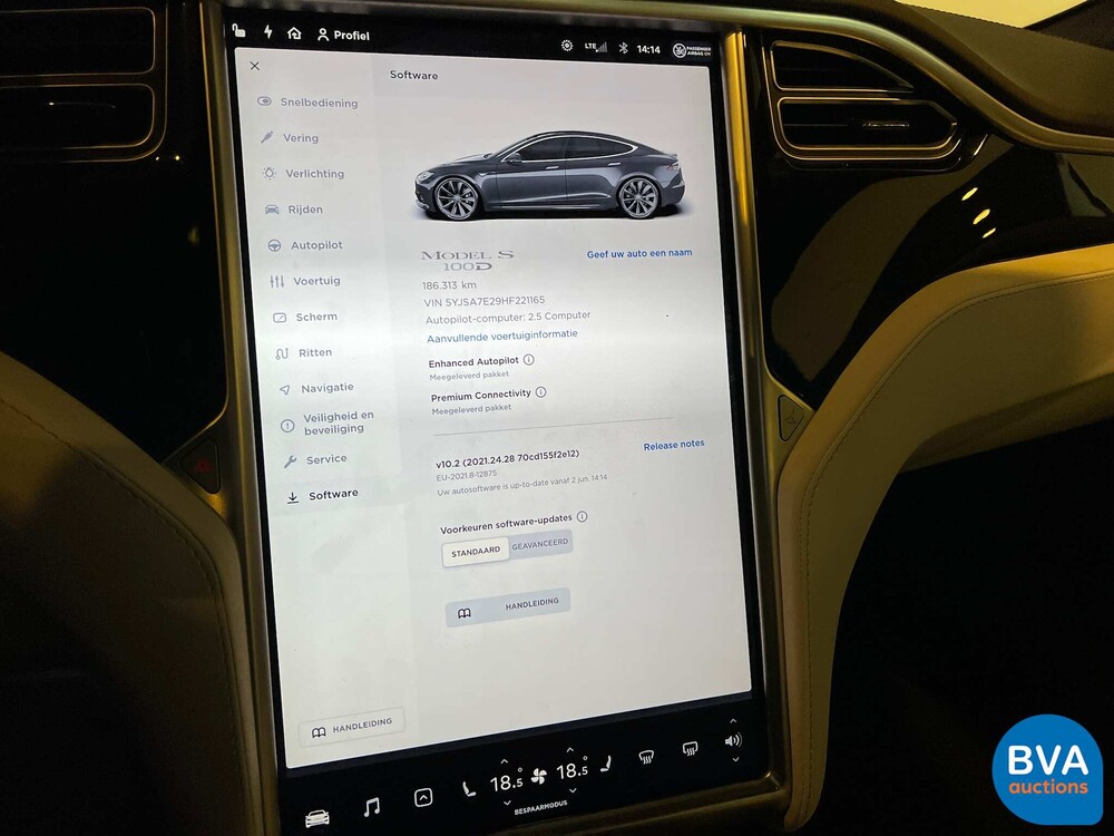 Tesla Model S 100d 2017 416hp FREE CHARGING ORG-NL, RG-829-B.