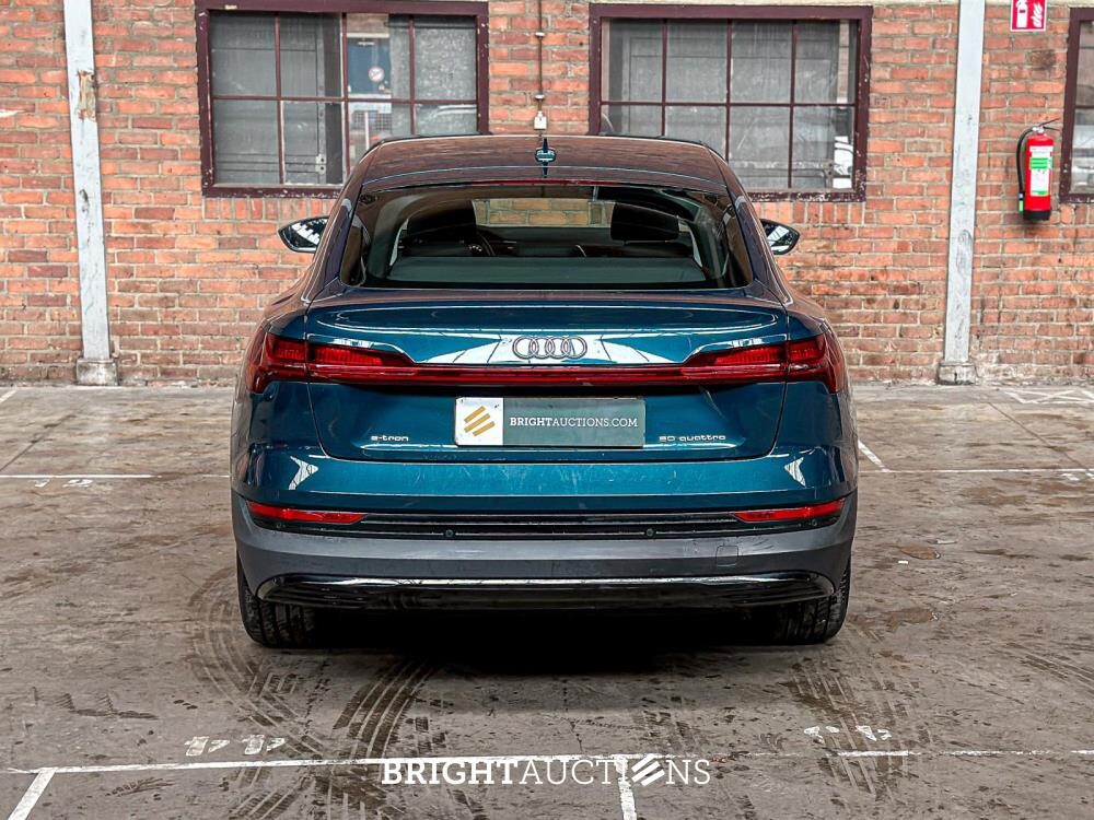 Audi E-tron Sportback 50 quattro edition 71 kWh 313pk 2020 (Origineel-NL), K-130-HS