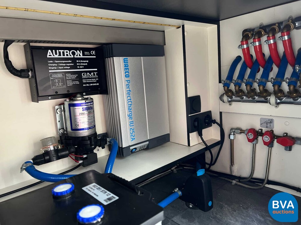 MAN TGL Vrachtauto Camper Kampeerauto Racing Transport + Trailer, 2-SVT-99.