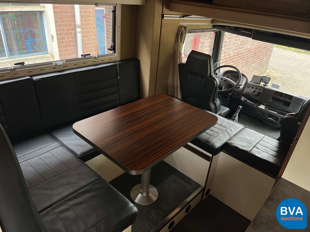 MAN TGL Vrachtauto Camper Kampeerauto Racing Transport + Trailer, 2-SVT-99.