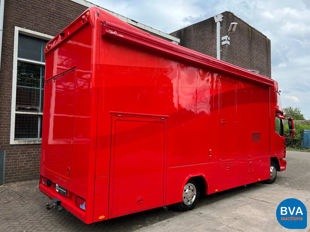 MAN TGL Vrachtauto Camper Kampeerauto Racing Transport + Trailer, 2-SVT-99.