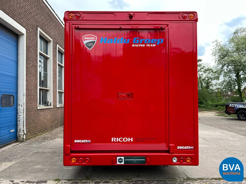 MAN TGL Vrachtauto Camper Kampeerauto Racing Transport + Trailer, 2-SVT-99.