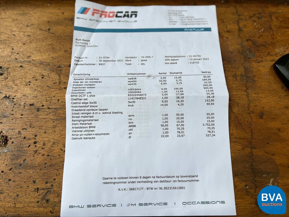 BMW M5 5er 560PS f10 M-Performance 2013 -Org. NL-, 76-ZNN-7.