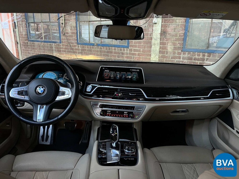 BMW M760Li xDrive M-sport V12 7-serie LANG 609pk 2016 G12, L-128-BS