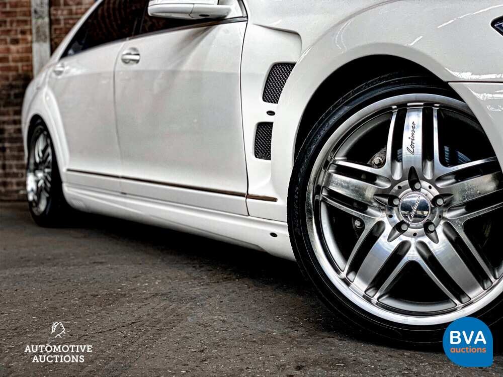 Mercedes Benz S500 Lang Lorinser 5.0 V8 388pk 2006 -Youngtimer-.