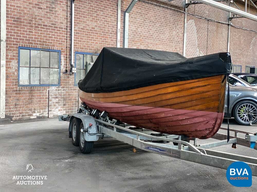 Notarboot/Autoboot Teakholz Vetus 1920.