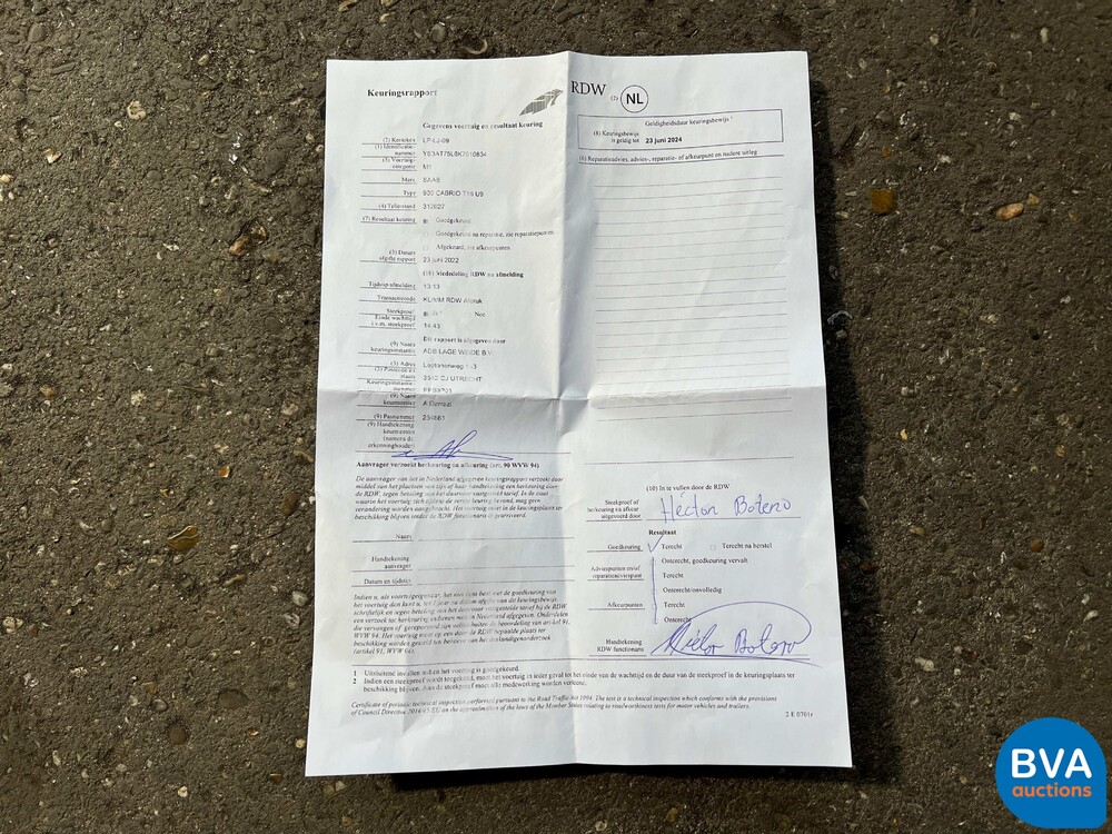 Saab 900 2.0 Turbo Cabriolet 160 PS 1989, LP-LJ-09.