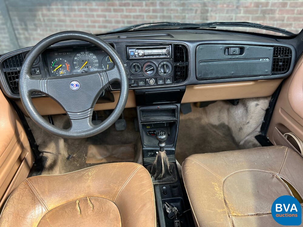 Saab 900 2.0 Turbo Cabriolet 160 PS 1989, LP-LJ-09.