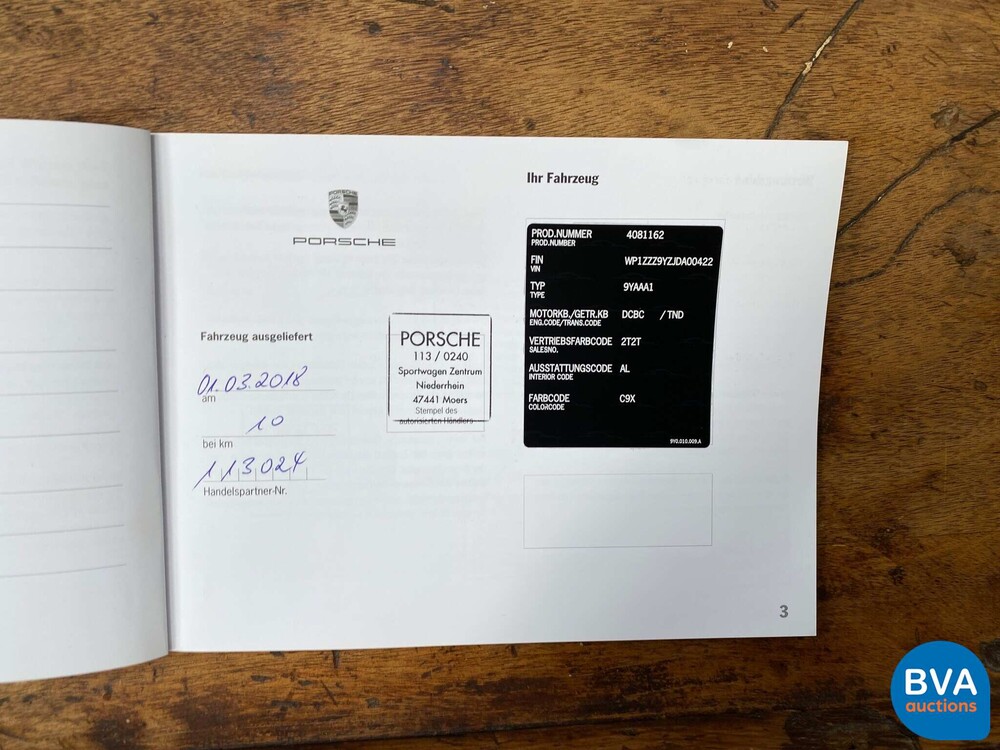 Porsche Cayenne 3.0 -NW-MODELL- SportChrono 340pk 2018, SJ-339-X.