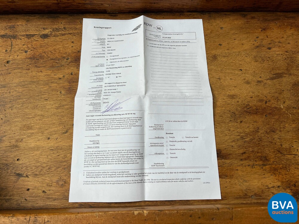 BMW 116i Business 1er Serie 136PS 2012, ZJ-256-G.