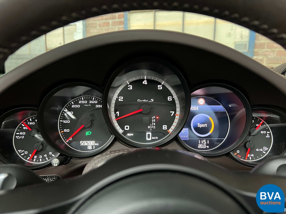Porsche 911 991 3.8 Turbo S Cabriolet SportChrono 581PS 2017 911.2 GESICHTSLIFT.