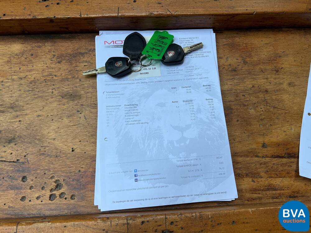 Porsche-Boxster 2.5 204 PS 1997, 19-NG-SN.