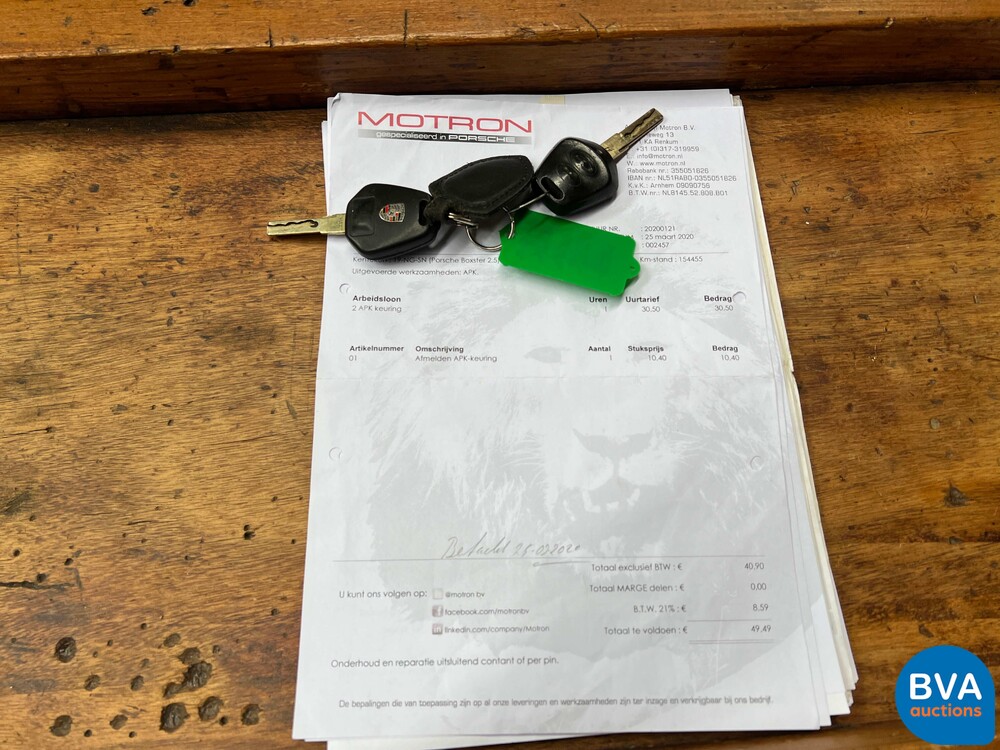 Porsche-Boxster 2.5 204 PS 1997, 19-NG-SN.