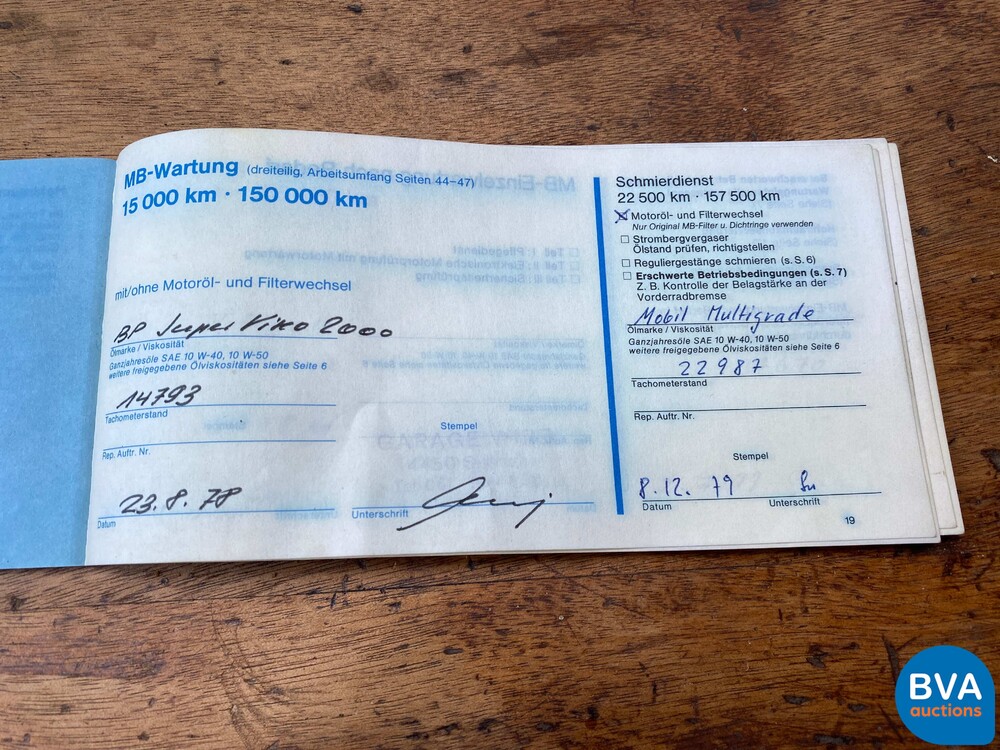 Mercedes-Benz 450 SE S-Klasse 258 PS 1977, 08-YB-12.