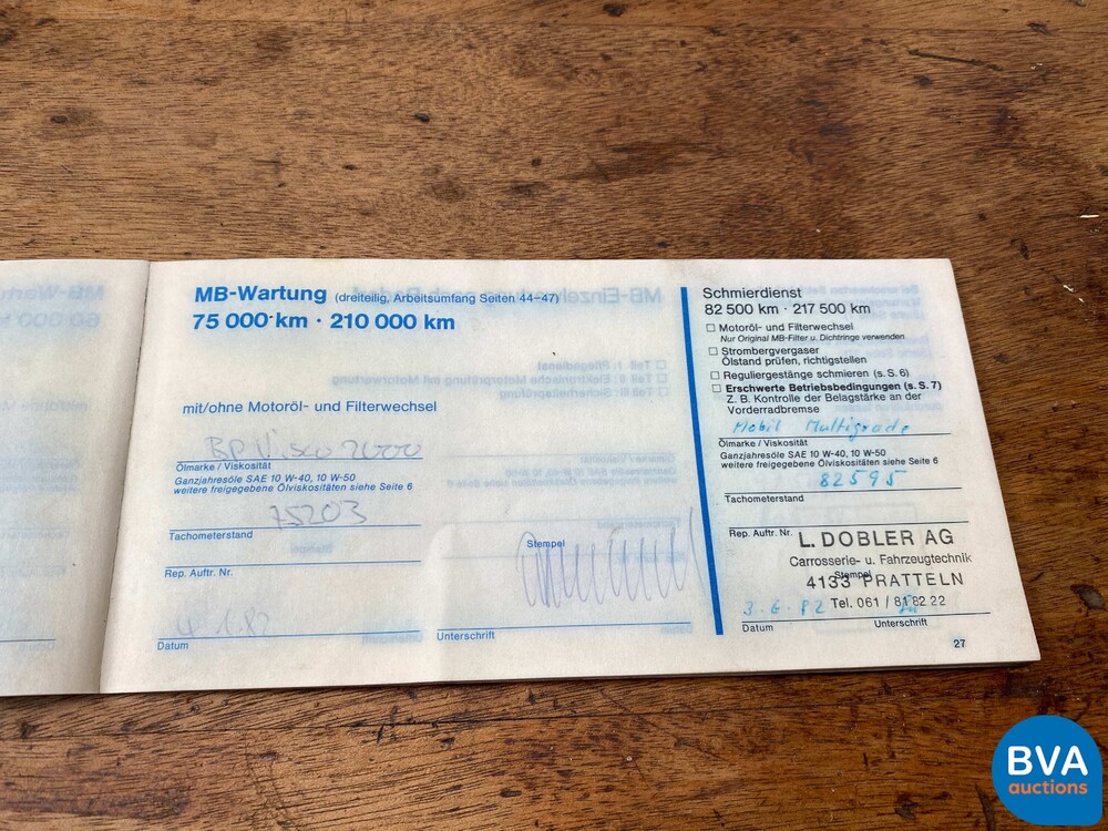 Mercedes-Benz 450 SE S-Klasse 258 PS 1977, 08-YB-12.