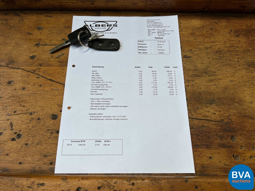 Donkervoort D8 1.8 Audi 180/R Touring 250 PS 2000 BREITSPUR, RN-896-G.