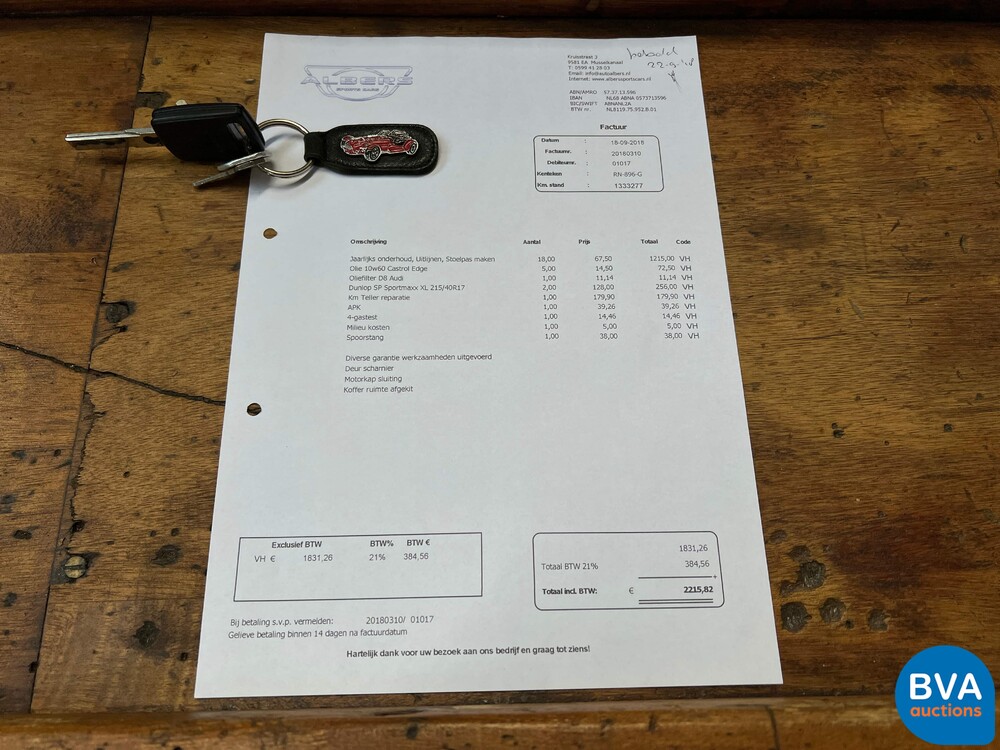 Donkervoort D8 1.8 Audi 180/R Touring 250 PS 2000 BREITSPUR, RN-896-G.