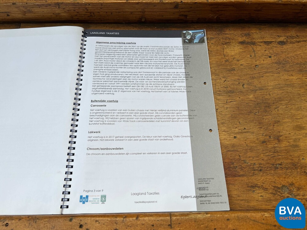 Donkervoort D8 1.8 Audi 180/R Touring 250 PS 2000 BREITSPUR, RN-896-G.