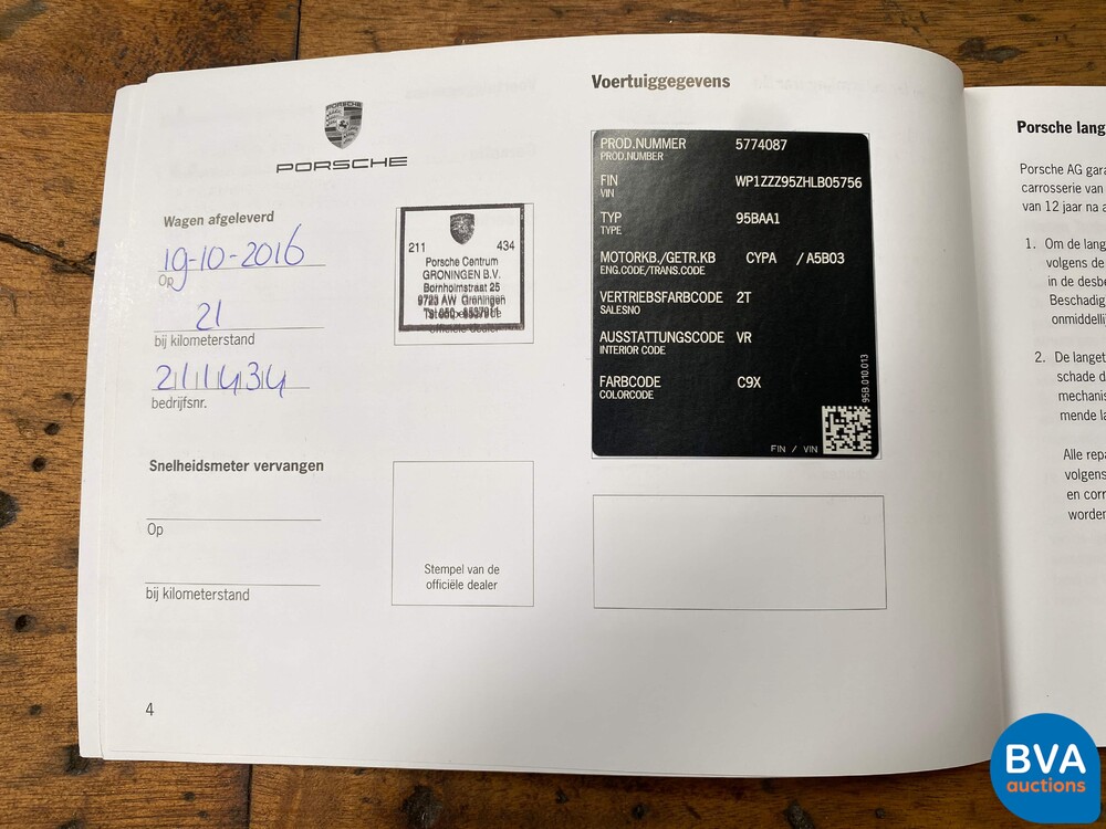 Porsche Macan 2.0 SportChrono 252pk 2016 -Org. NL-, KN-374-H.