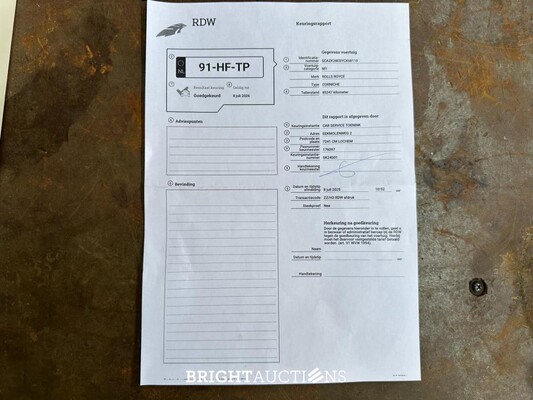 Rolls-Royce Corniche V 6.75 V8 Cabriolet 329pk 2000 Convertible (1 of 374 Worldwide), 91-HF-TP