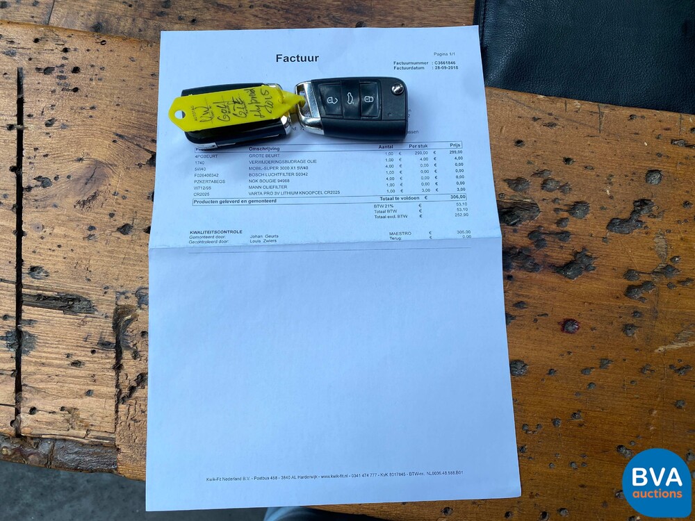  Volkswagen Golf GTE 1.4 TSI 204PK 2015 , JB-996-X