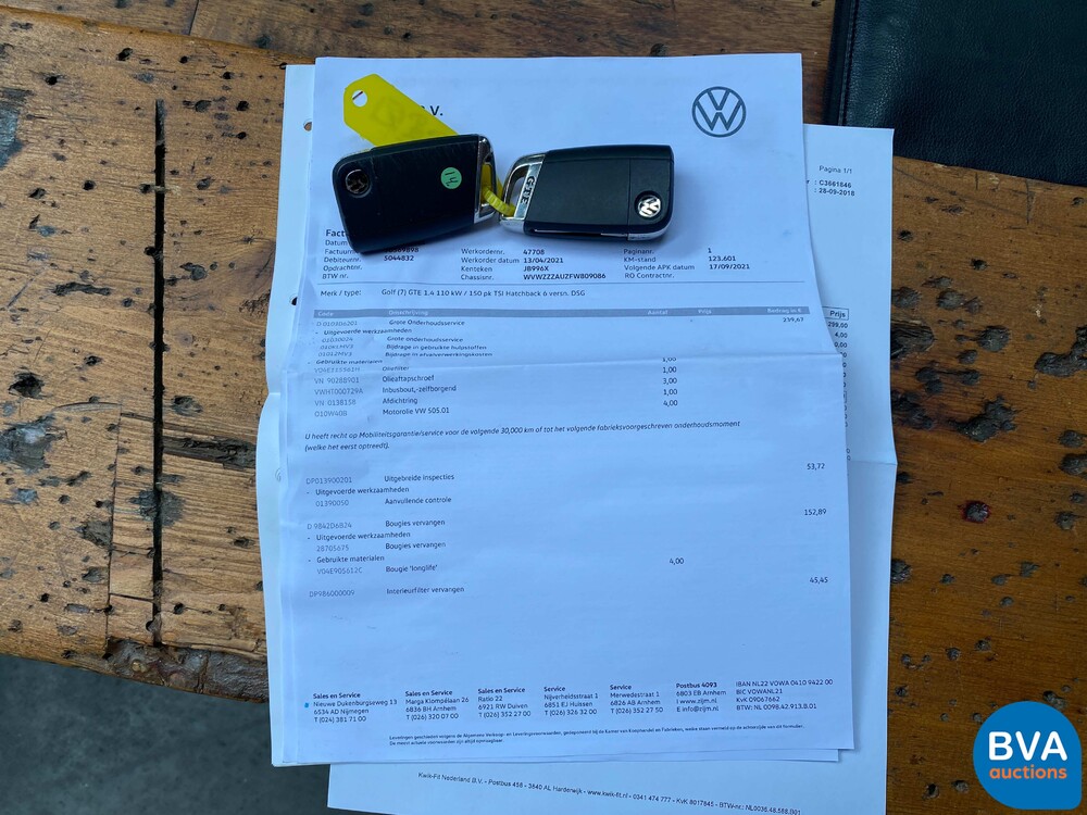  Volkswagen Golf GTE 1.4 TSI 204PK 2015 , JB-996-X