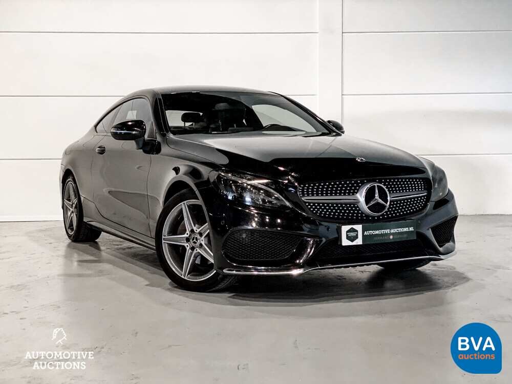 2017 Mercedes-Benz C180 coupe AMG C-Class 156pk, G-955-VT.