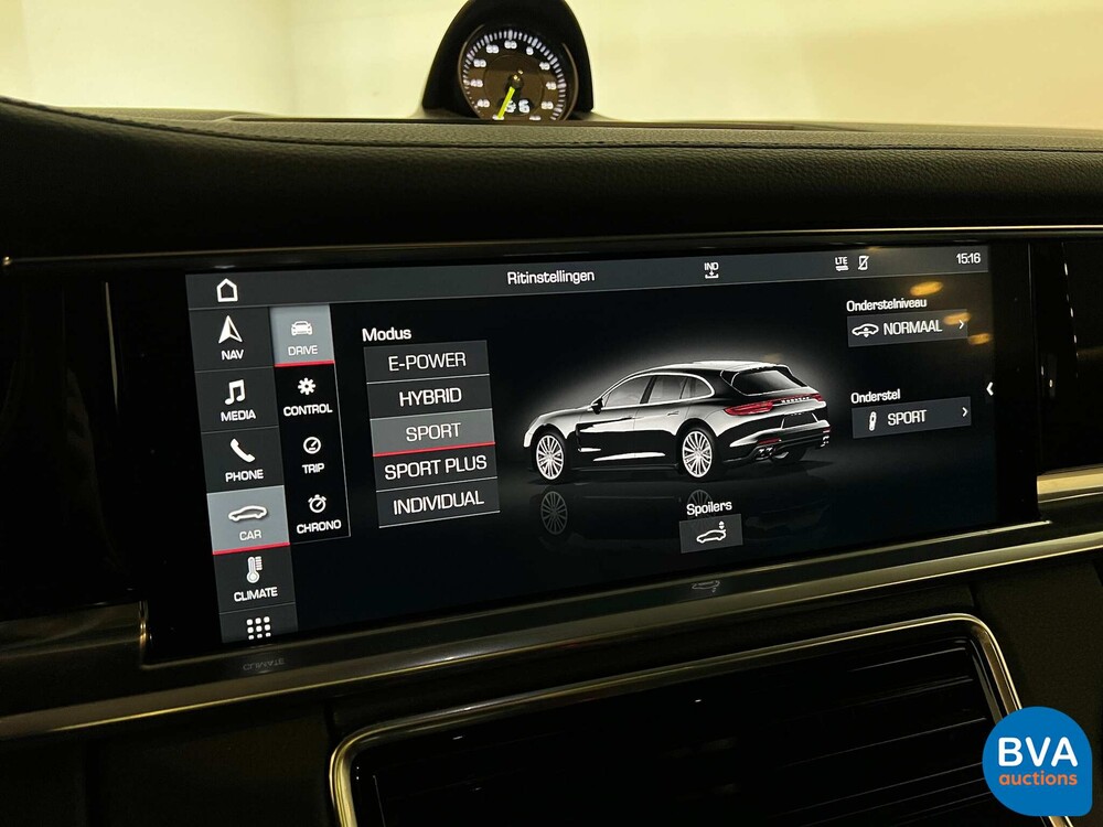 Porsche Panamera 4 Sport Turismo E-Hybrid SportChrono 462pk 2017 Plug-In Hybrid NW MODELL.
