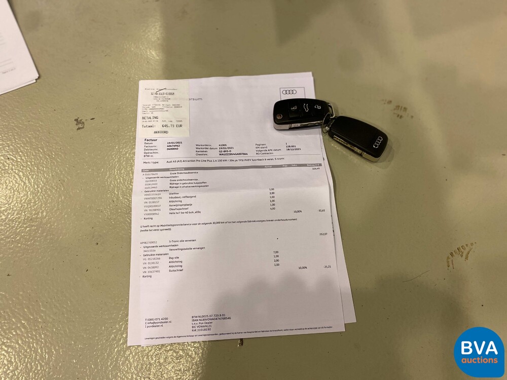 Audi A3 E-Tron Sportback 1.4 PHEV Attraction Pro Line plus 204 PS 2015, GZ-893-D.