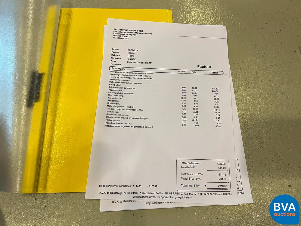 Korvette C6 Z06 7.0 513 PS Coupé 515 PS 2007, 42-SXF-3.