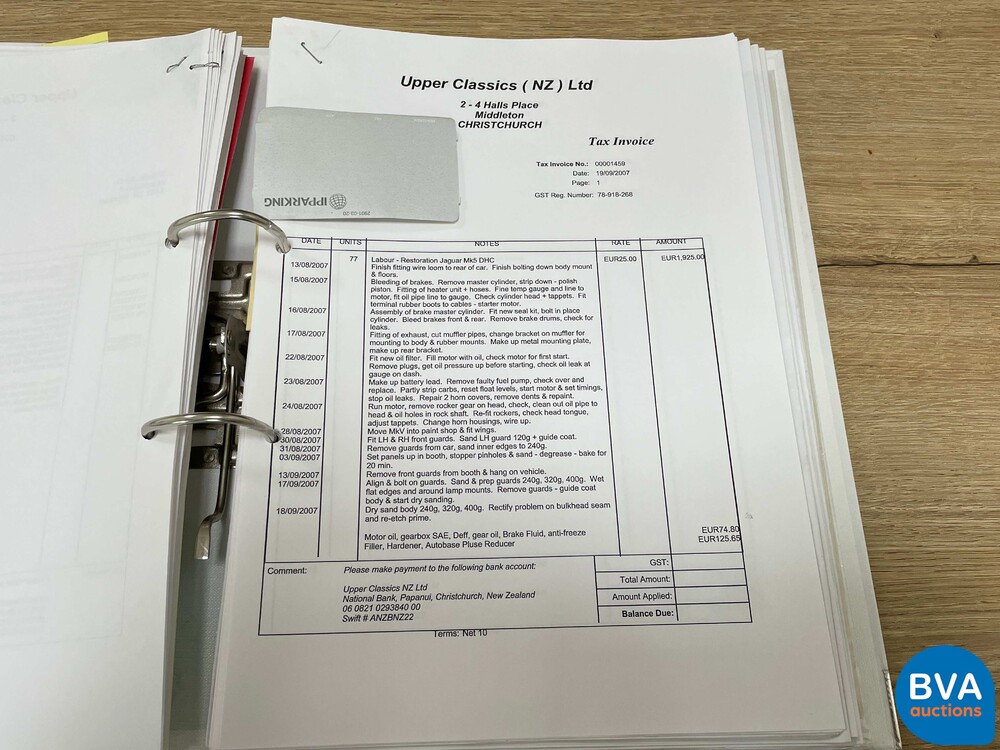 Jaguar Mark V DHC 170hp 1951, AM-72-75.